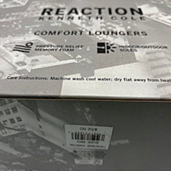 Reaction by Kenneth Cole memory foam comfort loungers New in Box Men's Size M - Picture 6 of 6